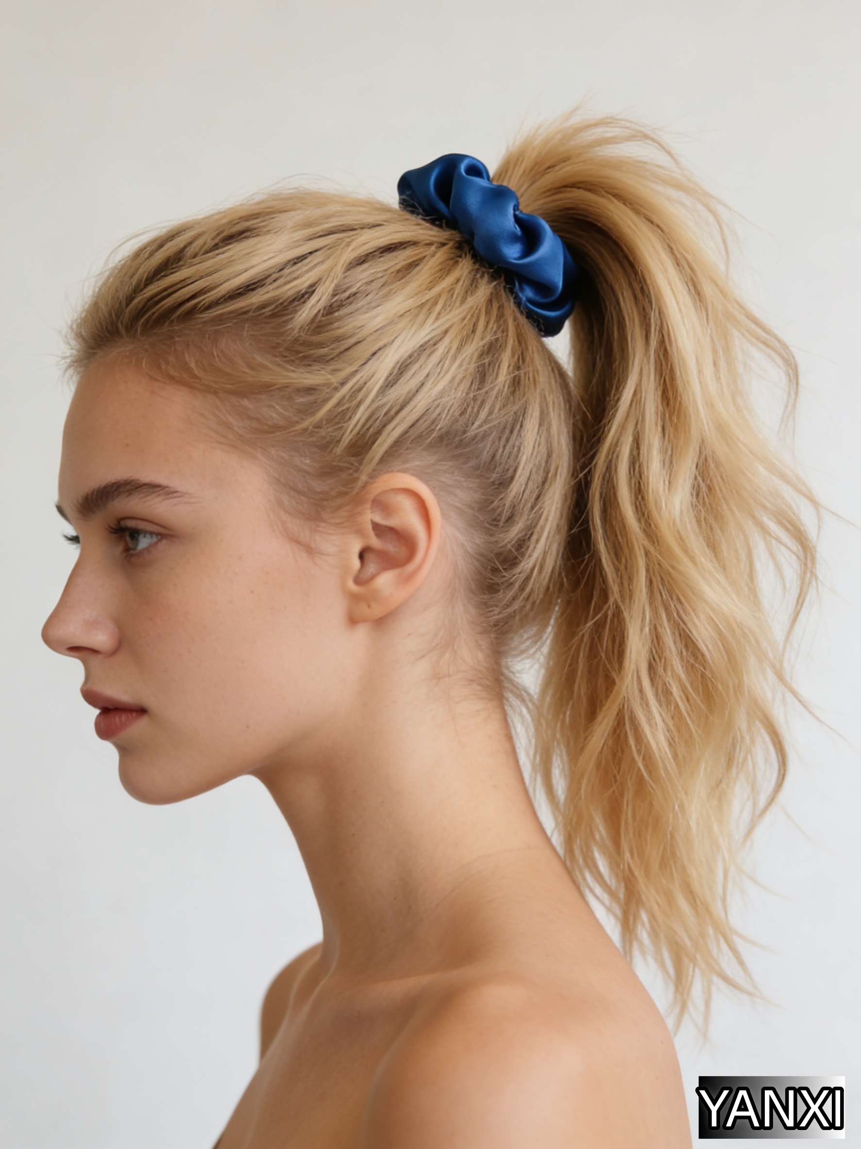 12/24pcs Solid Color Satin Hai - Scrunchie Satin Set recension och pris