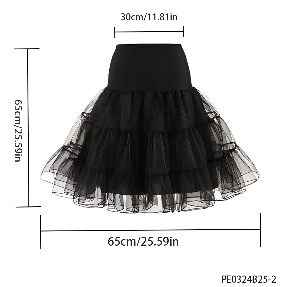 PESENAR 1950s Style Black Tull - Women'S Accessories In The 1950S recension och pris