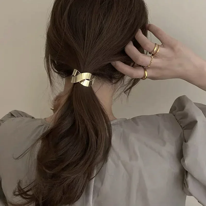 1Pcs Korean Simple Metal Fashi - Wrap Ring Gold recension och pris