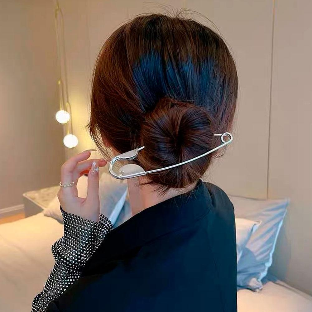 New Large Safety Pin Metal Hai - Hair Claw Clip Set recension och pris