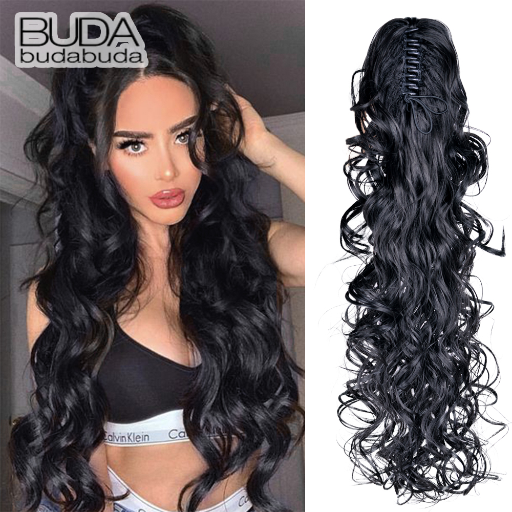 Curly Wavy Ponytail Hair Exten - Hair Claw Clip Set recension och pris