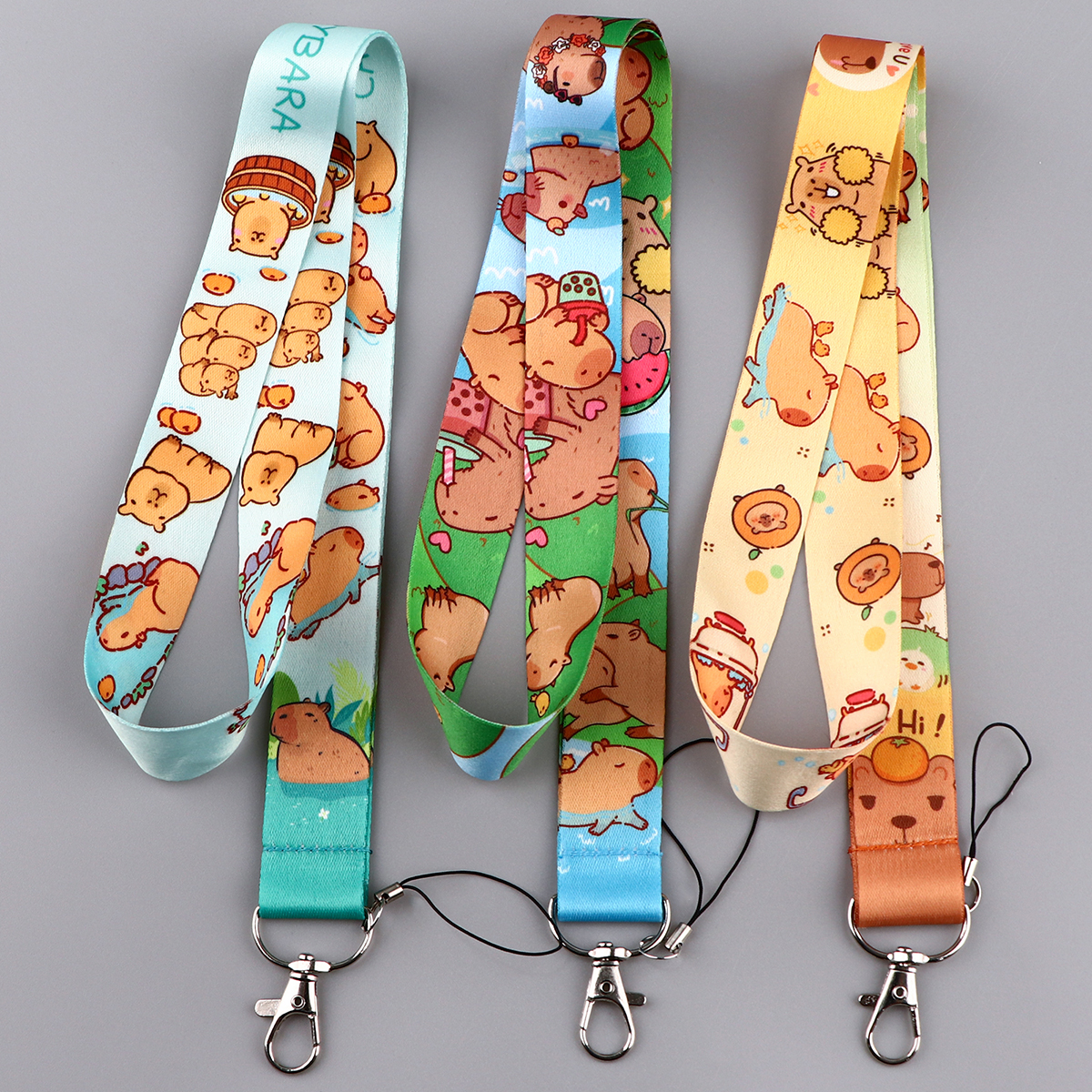 Cute Capybara Lanyards for Key - Women Accessories Holder recension och pris