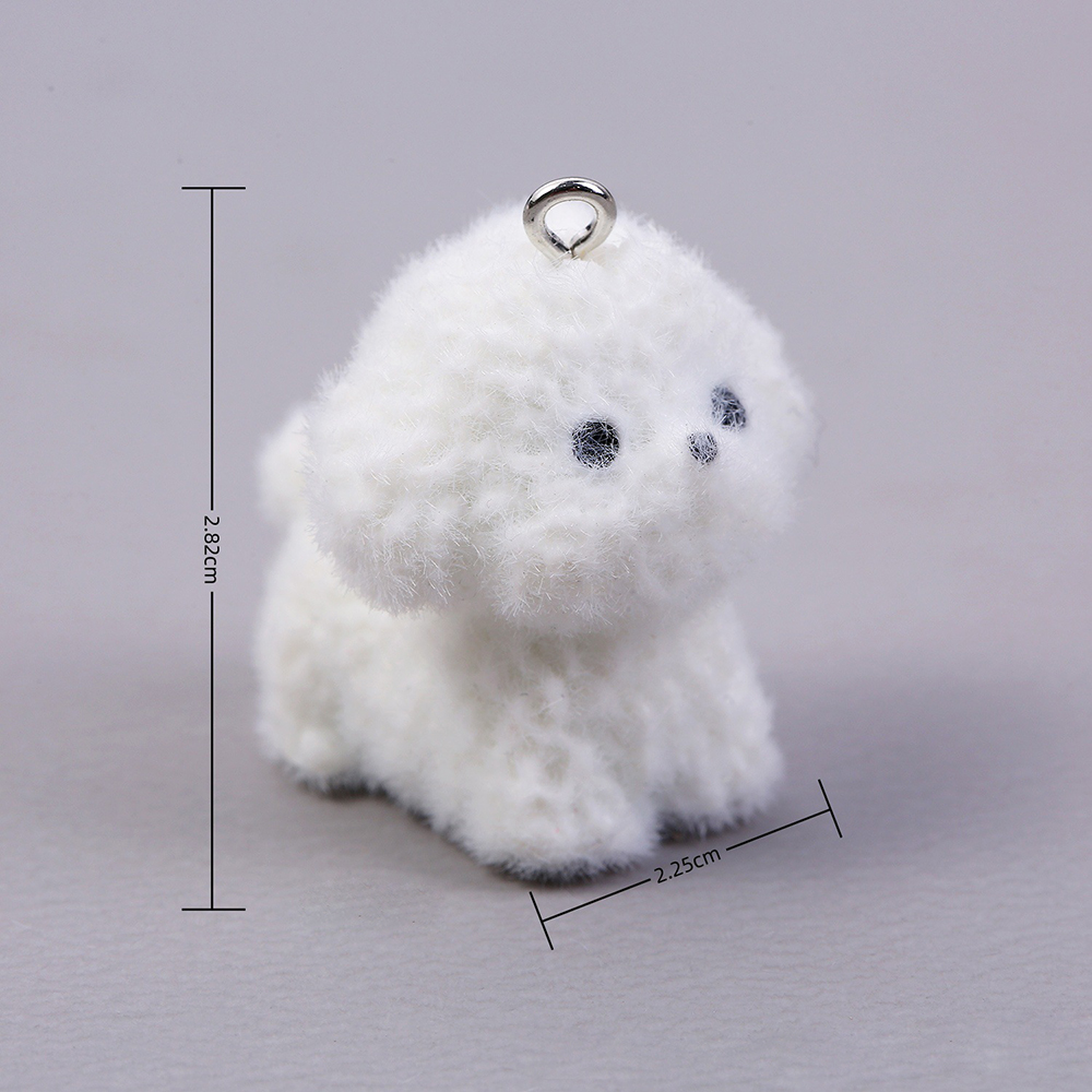 10pcs Flocking Puppy Dog Resin - Women'S Key Accessories recension och pris