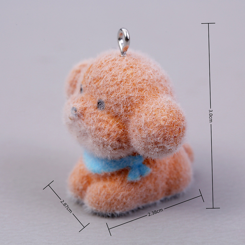 10pcs Flocking Puppy Dog Resin - Women'S Key Accessories recension och pris