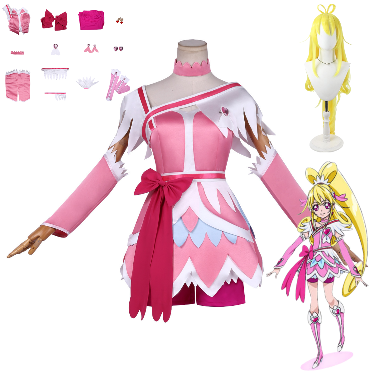 Anime Doki Doki! PreCure Cure  - Young Women'S Accessories recension och pris