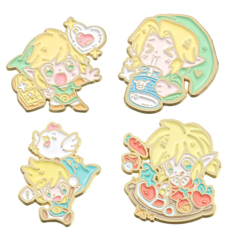 Adventure Game Badges Enamel P - Women'S Accessories And Jewelry recension och pris