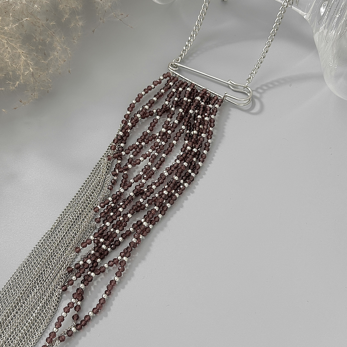 Silver Color Tassel Chain Broo - Women'S Accessories And Jewelry recension och pris