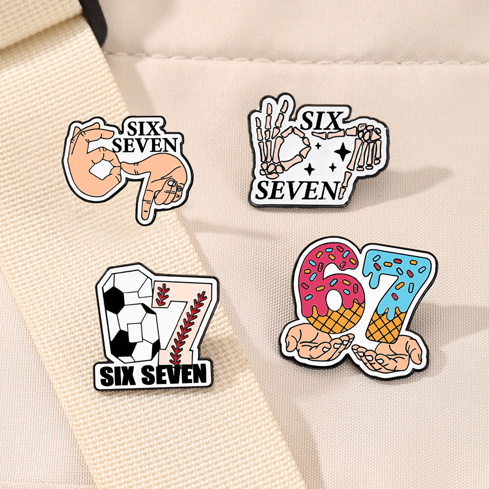 4pcs Set Cute Enamel Football  - Women'S Accessories And Jewelry recension och pris