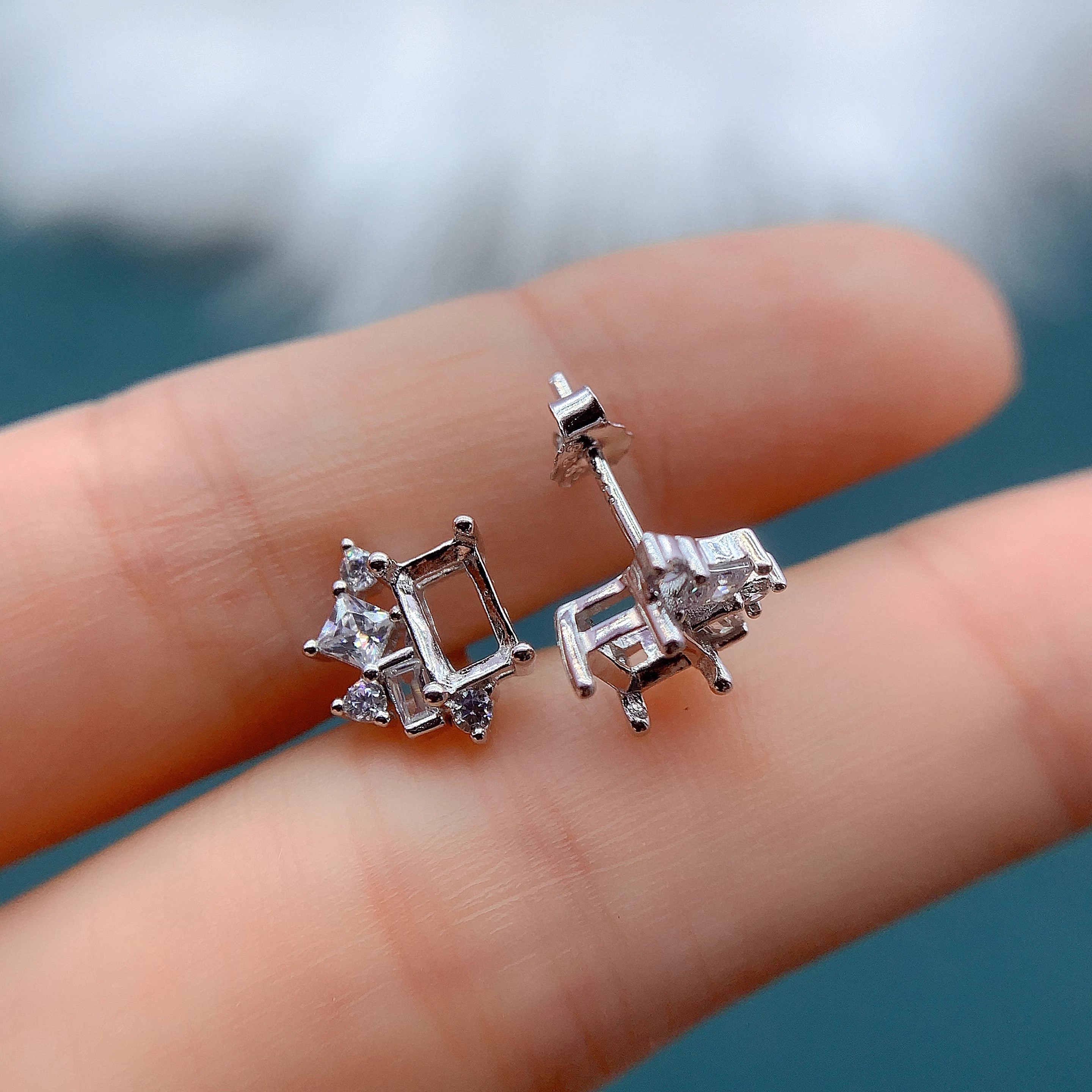 Fashion DIY Earrings Empty Hol - Women Accessories Holder recension och pris