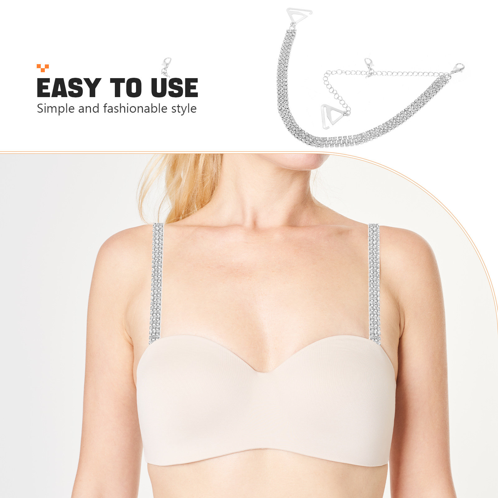 1Pair Bra Strap Holders Rhines - Women Accessories Holder recension och pris