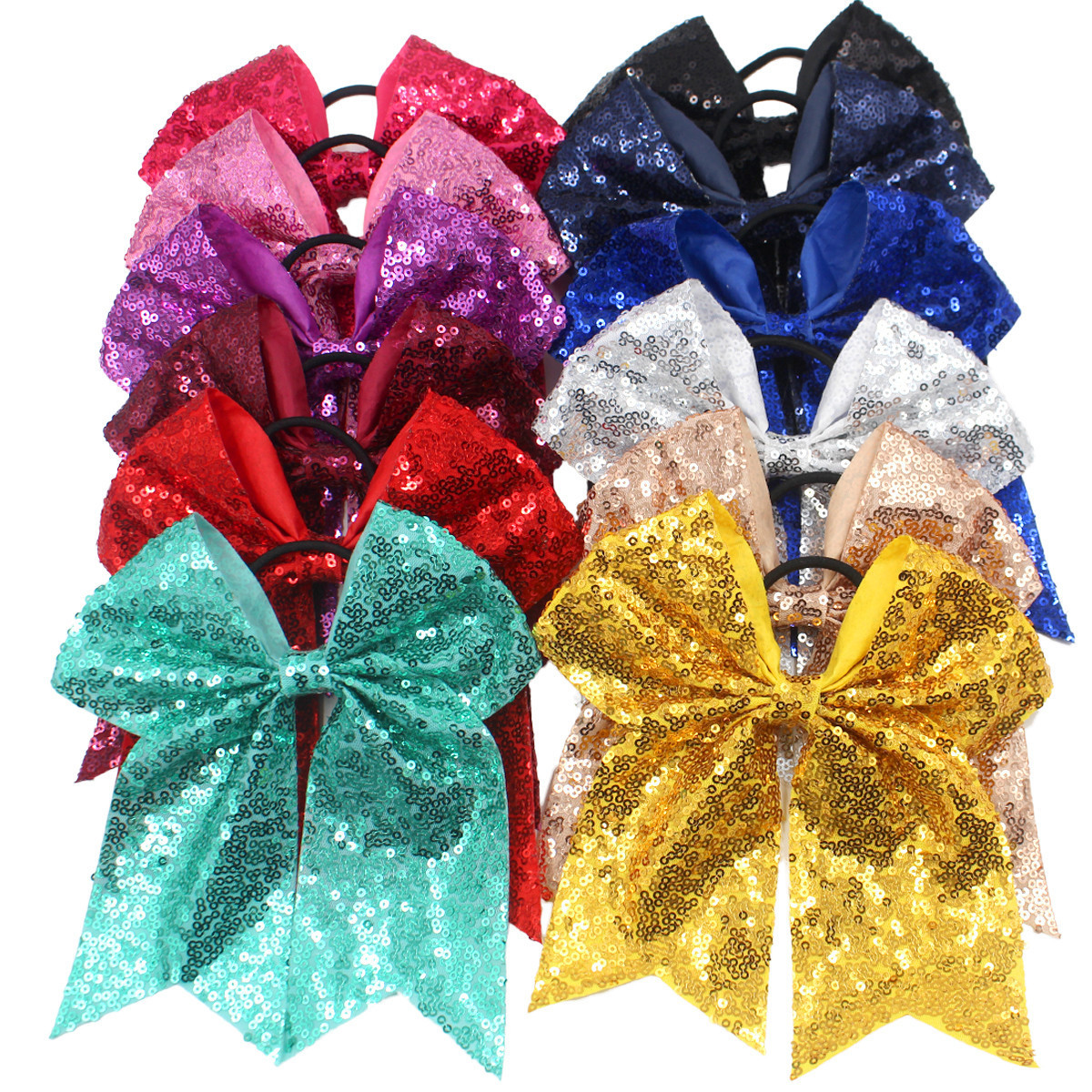 Sequin Swallowtail Bow Scrunch - Women Accessories Holder recension och pris