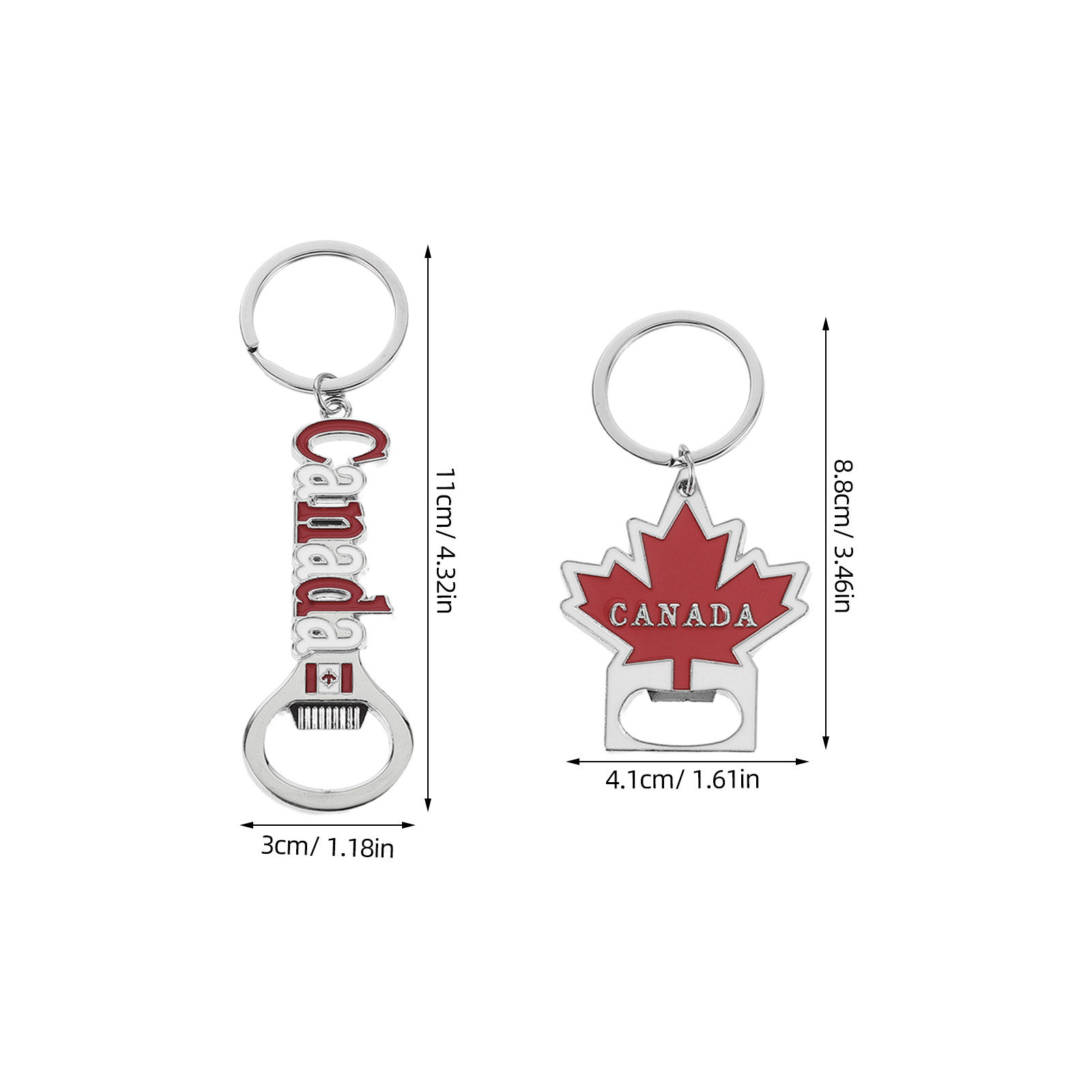4Pcs Canada Keychain Bottle Op - Women'S Accessories Canada recension och pris