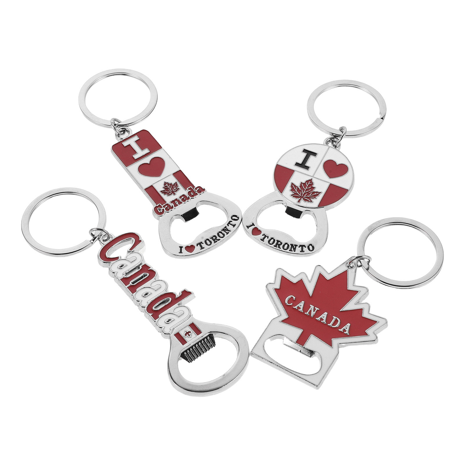 4Pcs Canada Keychain Bottle Op - Women'S Accessories Canada recension och pris