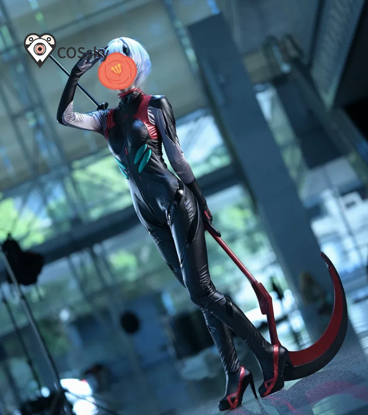 Ayanami Rei  sexy black leathe - Women'S Anime Accessories recension och pris