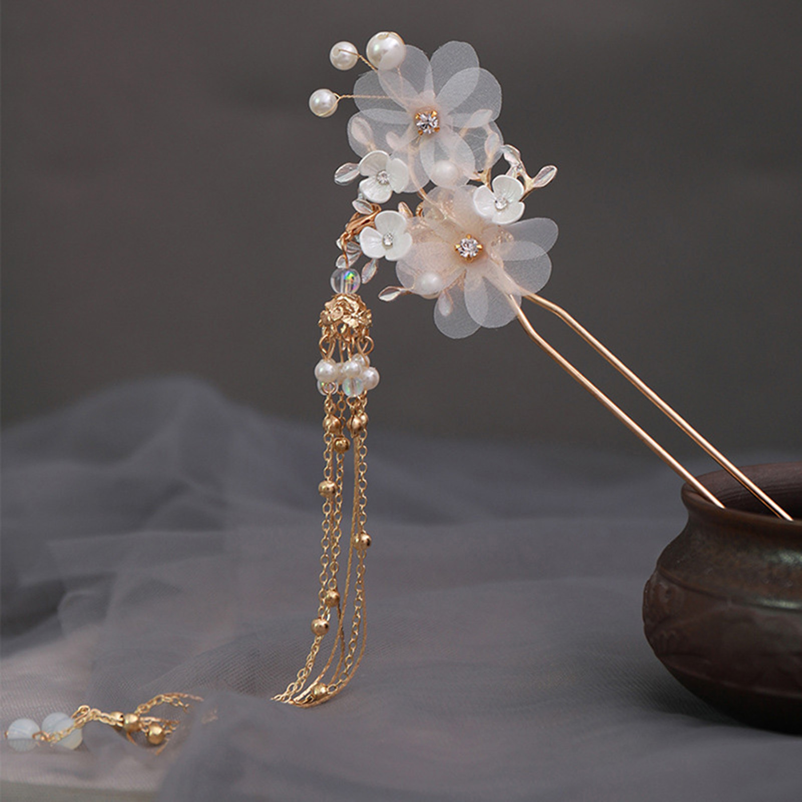 Chinese Style Hair Stick Hairp - Women Accessories Holder recension och pris