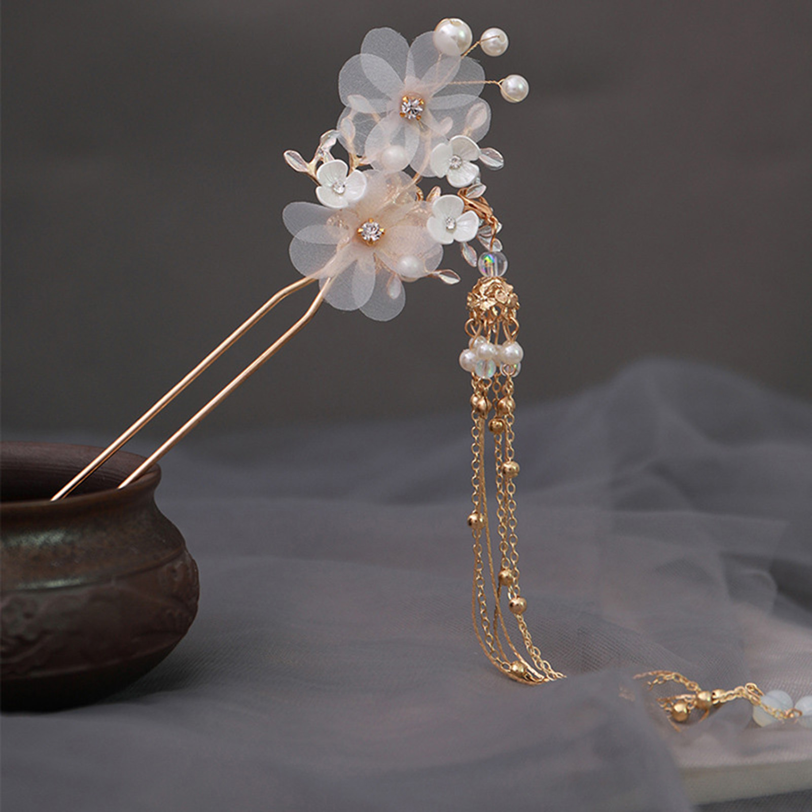 Chinese Style Hair Stick Hairp - Women Accessories Holder recension och pris