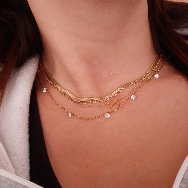 ASONSTEEL Luxury Stainless Ste - Charm Necklace Dainty recension och pris