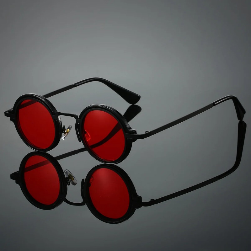New Retro Metal Round Frame Su - Women Accessories Trendy recension och pris
