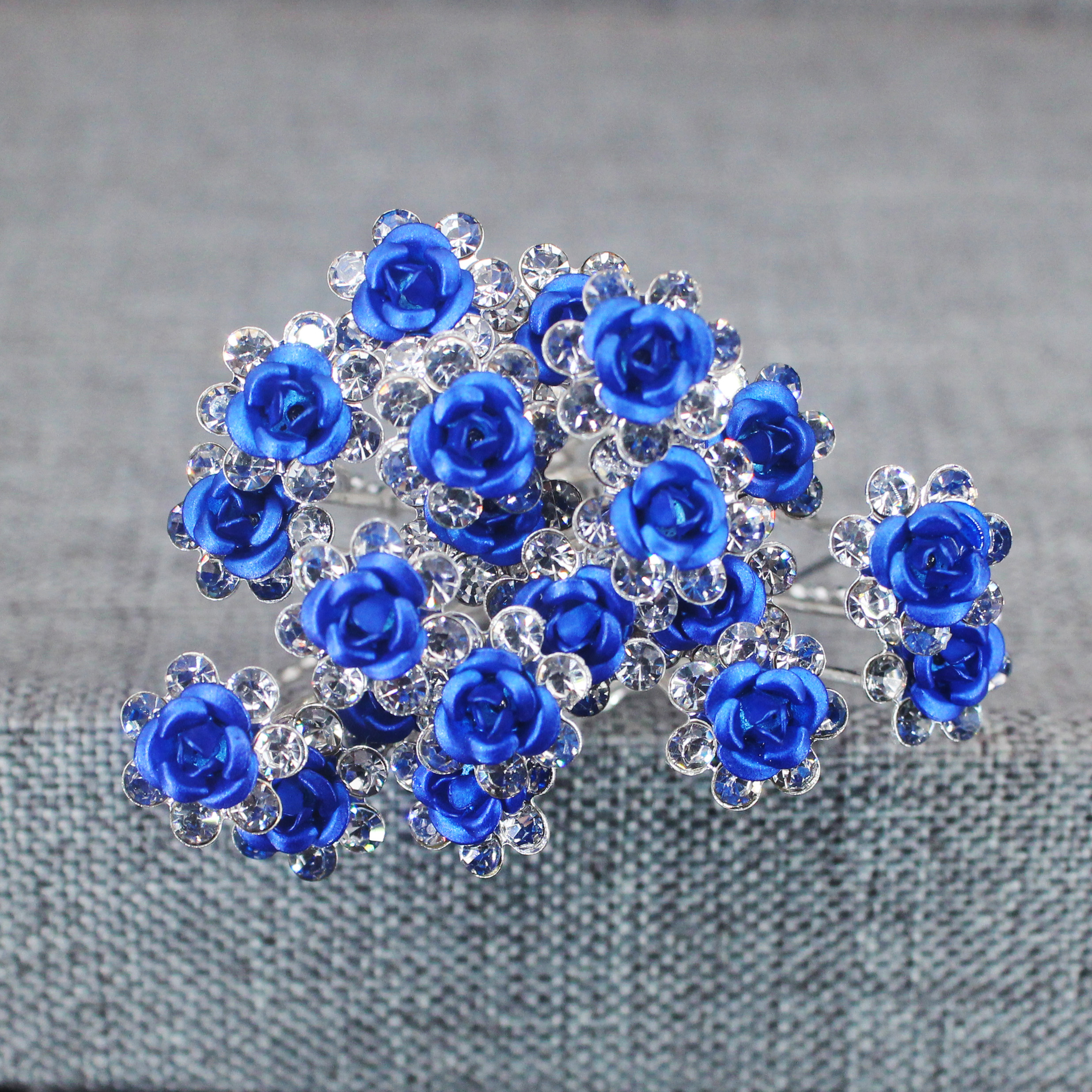 20PCS Rose Flower Rhinestone H - Young Women'S Accessories recension och pris