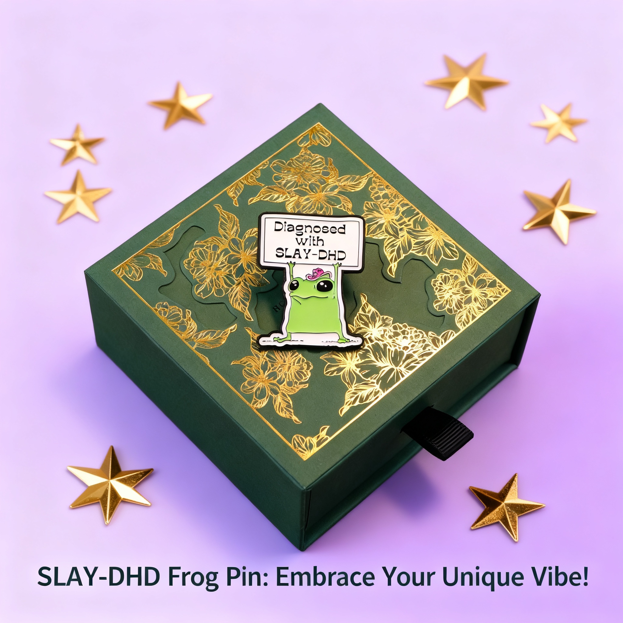 Frog Enamel Pin Badge for Wome - Women Accessories Gift Box recension och pris